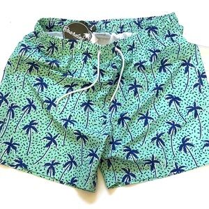 BOARDIES‎ Apparel Palm Trees Mesh Lined Swim Trunk Board Shorts XL men’s NEW